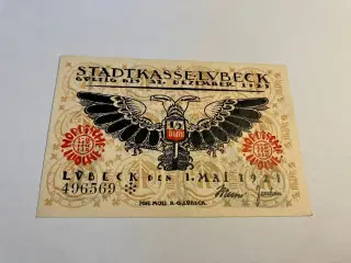 1/2 Mark Lübeck 1921