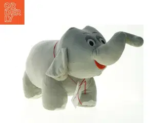 Stor grå elefant plysdyr (str. Længde, 60 cm. højde. 40 cm)