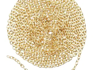Kæde, B: 2 mm, forgyldt, 20m/ 1 pk.