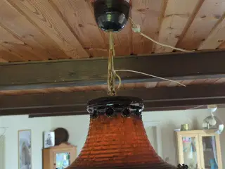 Retro keramik loftslampe 