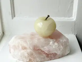Æble, hvid onyx