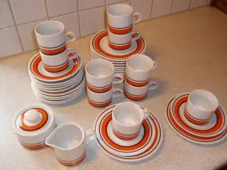 Orange kaffestel (KAHLA)