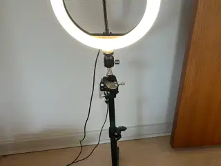 LED ring light, som ny og virker 100%