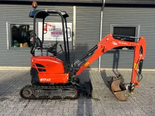 Kubota U17-3 Tiltman Kompakt + 2 skovle