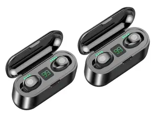 2 sæt Earpads i sort farve.