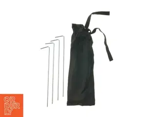 Sæt med pløkker og opbevaringspose (str. 17,5 cm)