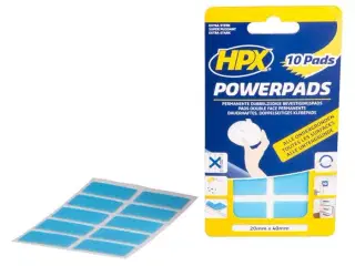 HPX dobbeltklæbende pads 20mm x 40mm 10 stk.