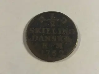 1/2 skilling 1762 Denmark