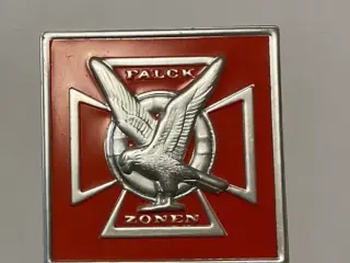 Falck emblem i aluminium 60 kr