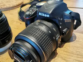 Nikon D3300 Med 2 Linser