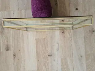 Firkantet bakke med spejl og klart glas