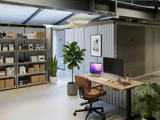 Stort pakkelager til webshop - Gratis parkering