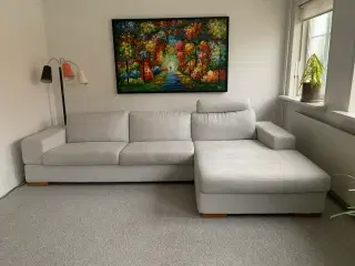 Umbria kvalitets sofa med chaiselong