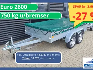 Restparti / Lagersalg EURO trailere! 