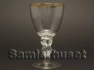 Lyngby Rødvinsglas. H:133 mm.