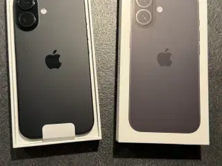 iPhone 16 256 gb 2 måneder gammel med kvittering 