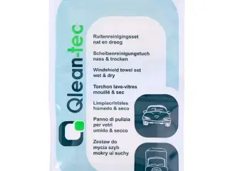 Qlean-tec, Renseservietter, glasrens, 500 stk.