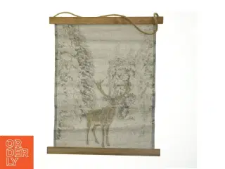 Vægdekoration med kronhjort (str. 50x40 cm)