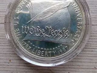 En lille samling USA mønter 90% sølv