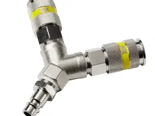 Y-stykke 3/8\"med nippel & 2 koblinger