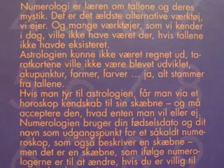 numerologi - læren om tallene og deres betydning i