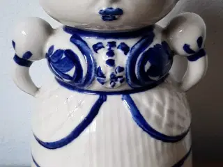 Retro keramik vase dame 