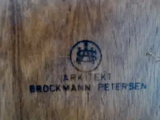 Arkitekt Brockmann Petersen bordfad, teaktræ