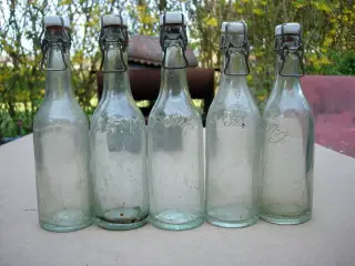Sodavandsflasker med patentprop