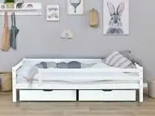 Hoppekids ECO Dream juniorseng 90x200 cm med skuffer & sengehest