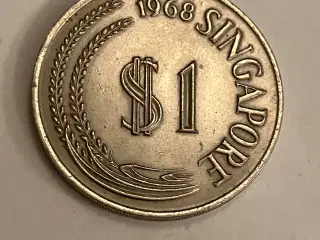 1 Dollar Singapore 1968