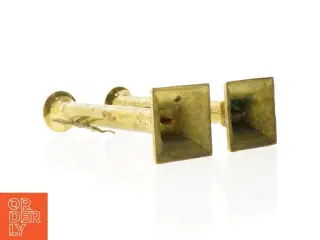 Messing Sløjfe lysestager (str. 22 x 7 cm)