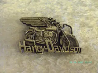 Original  HARLEY DAVIDSON  bæltespænder - fra USA