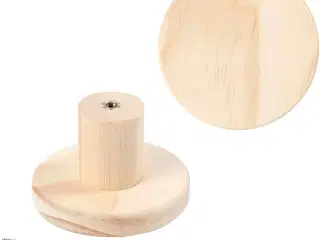Træknage, rund, D: 4,5 cm, diam. 7 cm, 1 stk.