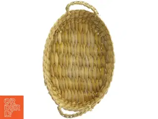 Flettet kurv med keramisk indlæg (str. 30 cm)