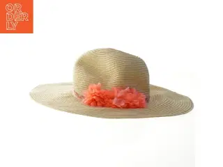 Stråhat med blomster fra H&M (str. Ø 18 cm)