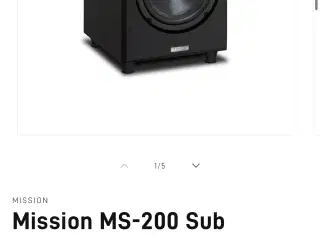 Mission MS-200 10" Power Subwoofer