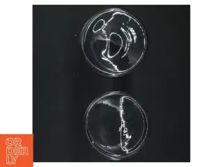 Gennemsigtige glasvaser (str. H. 15 cm. ø. 8 cm)