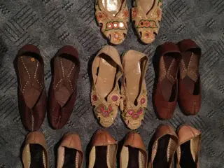 Diverse ubrugte ballerina sko