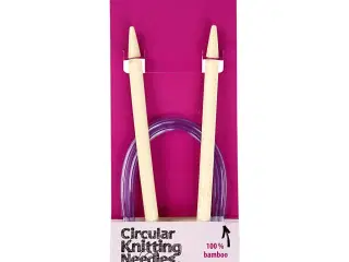 Bambus Rundpind 80 cm, 8 mm - Optimal Strikkeoplevelse