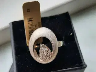 Aagaard stor sølv ring