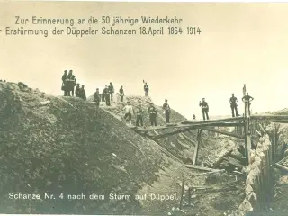 Krigen 1864. Skanse IV efter stormen på Dybbøl