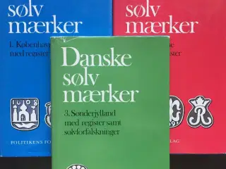DANSKE SØLVMÆRKER 1-3 - Chr. A. Bøje
