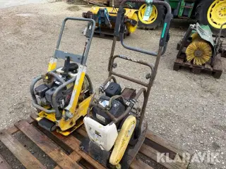 Pladevibratorer Wacker Neuson/Atlas Copco WPU1550/LF130 - 2 styk