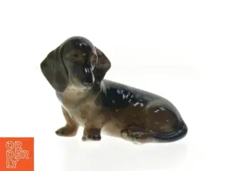 Porcelænshundefigur fra Royal Copenhagen (str. 12 cm)