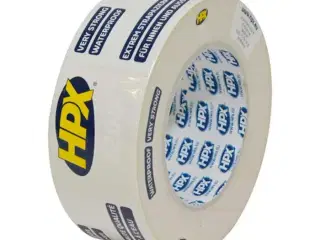 Gaffatape hvid, 50 mm x 25 m