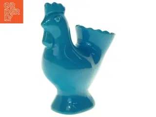 Blå keramik hane vase (str. 12 x 16 cm)