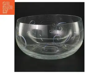 Fyrklveren Victoria glasskål (str. Ø 21 cm)
