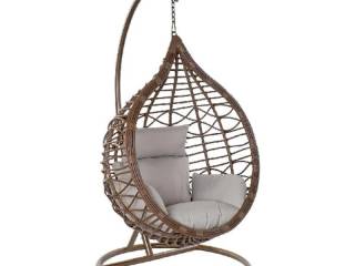 Vrtni stol Grå Polyester syntetisk Rattan Aluminium (100 x 70 x 185 cm) (90 x 70 x 110 cm)