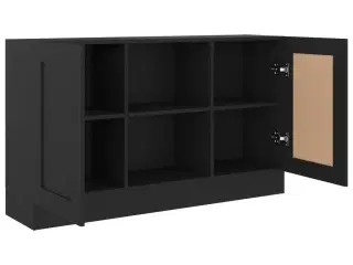 Skænk 120x30,5x70 cm konstrueret træ sort
