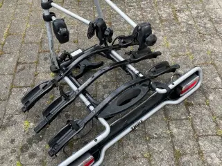 Thule cykelholder, 3 cykler, anhængertræk